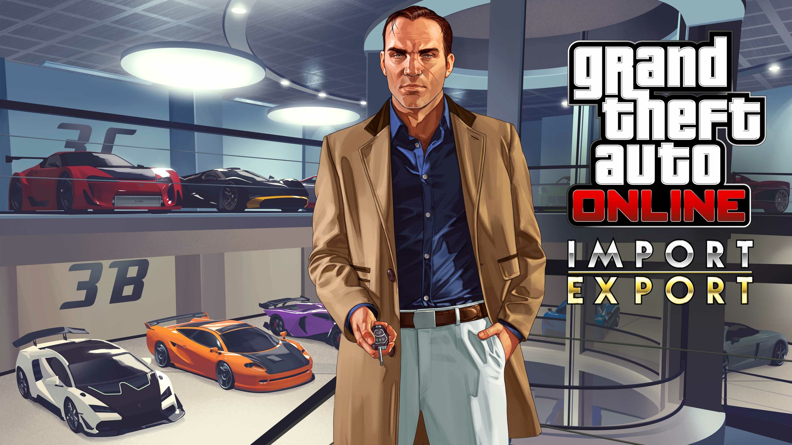 Imagem da arte de Importação e Exportação no GTA Online