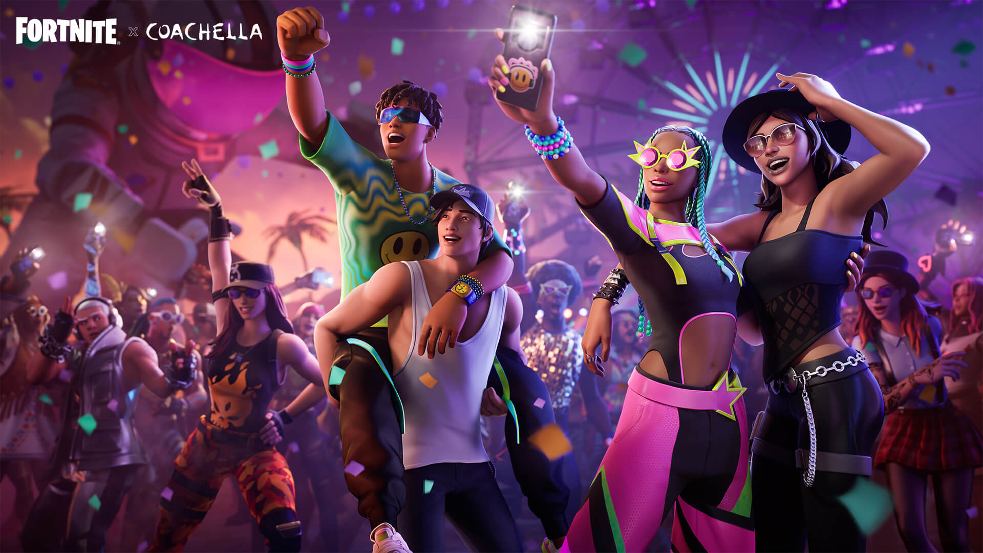 Fortnite Enter the Coachellaverse Loading Screen