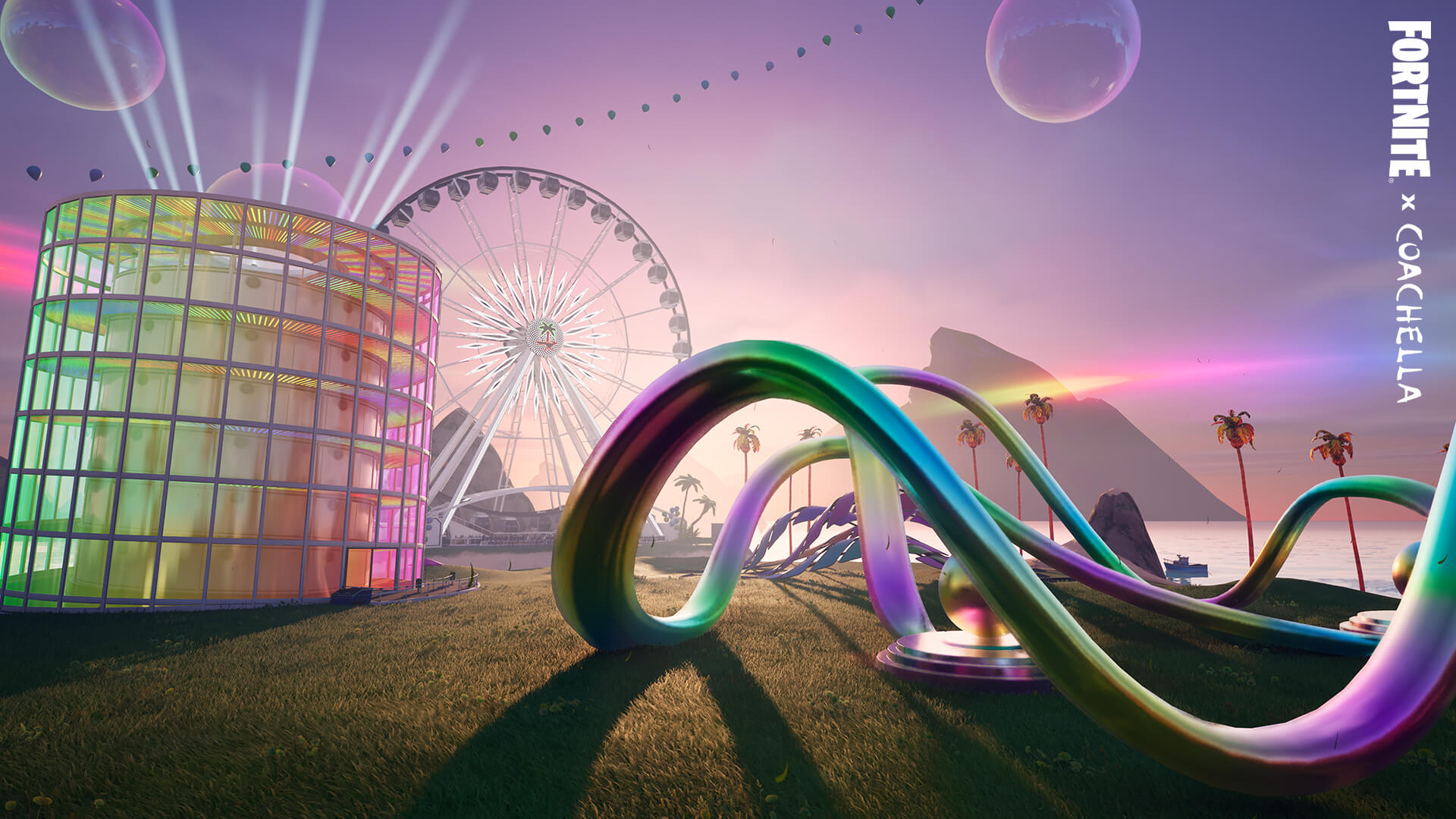 Coachella no Palco de Improviso do Fortnite Festival