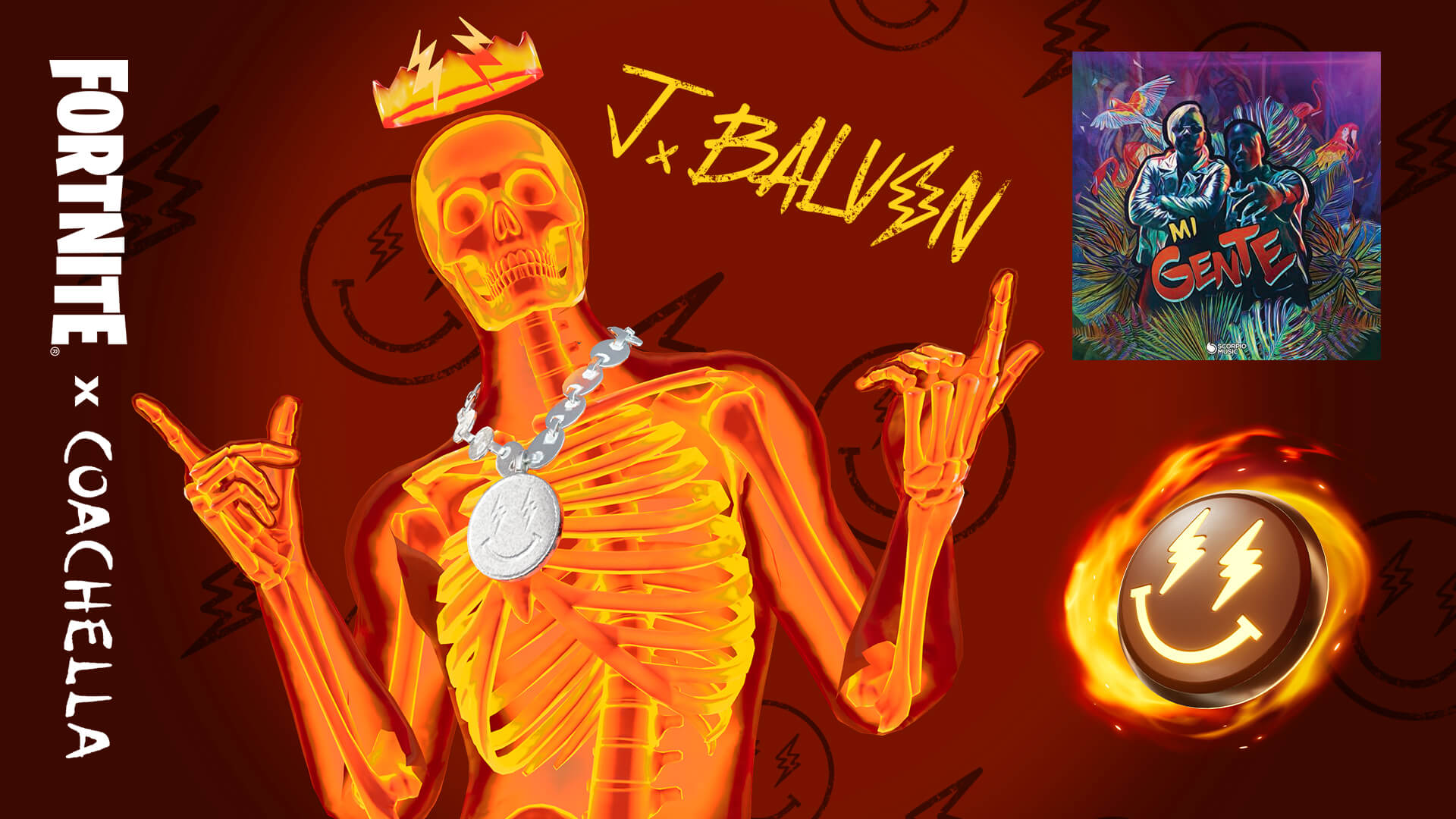 Fortnite Inferno Skeleton Balvin