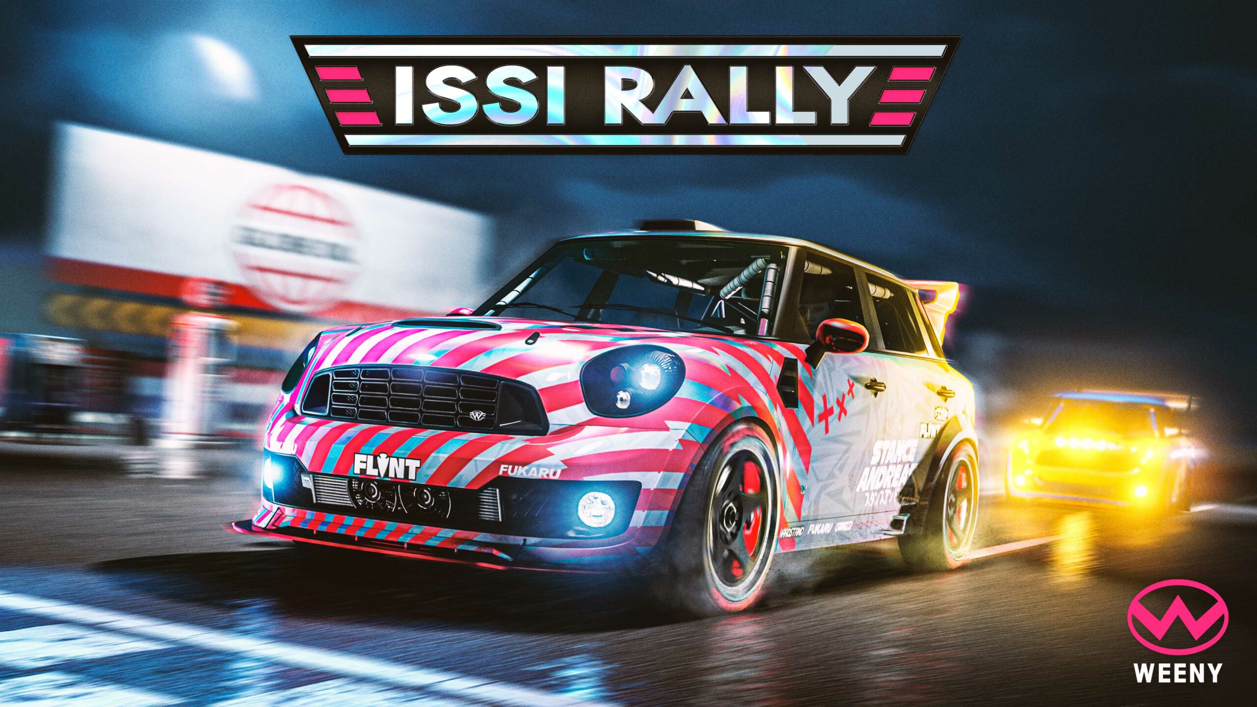 Pôster do novo veículo Weeny Issi Rally