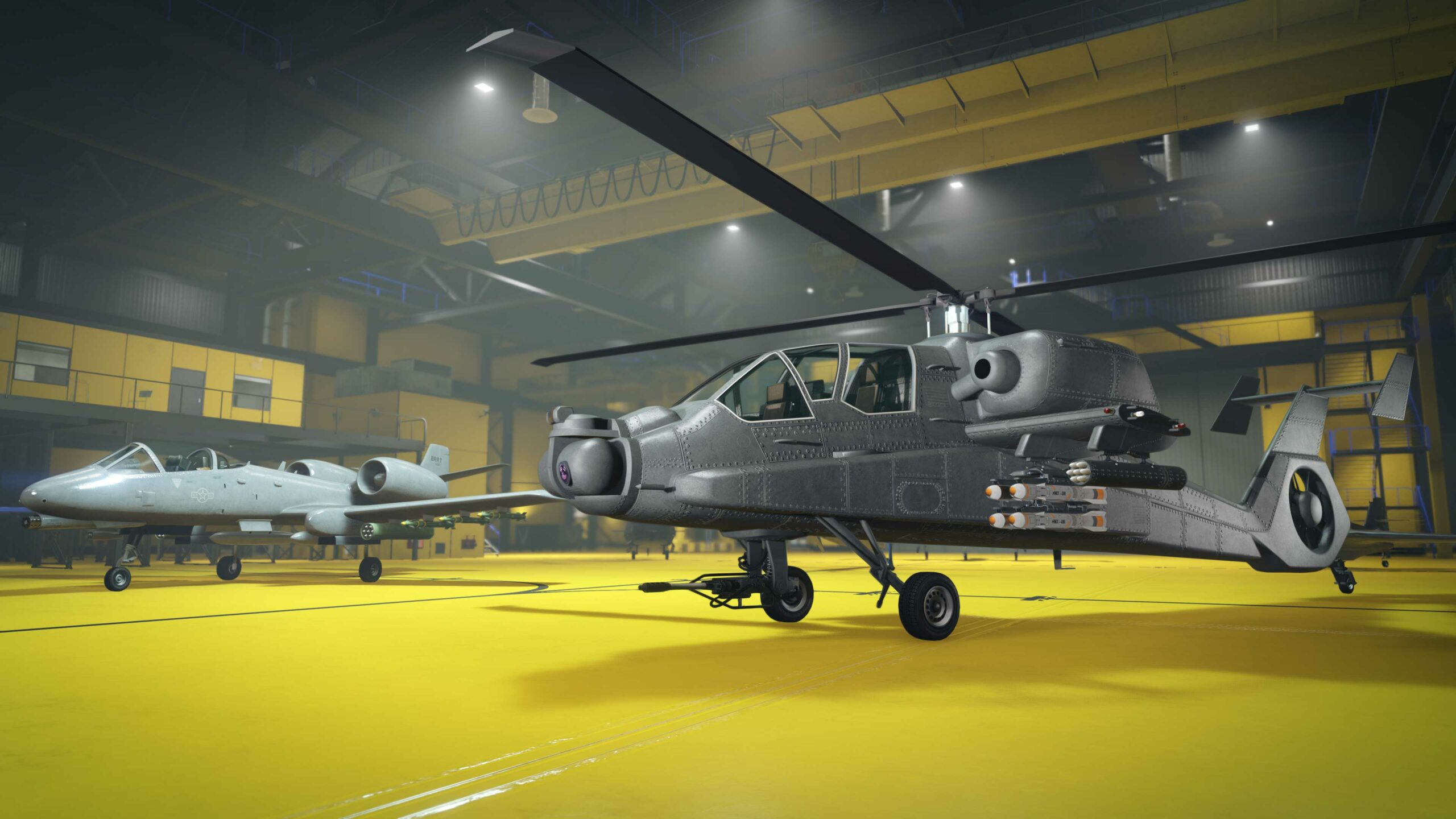 imagem de um Hangar no GTA Online