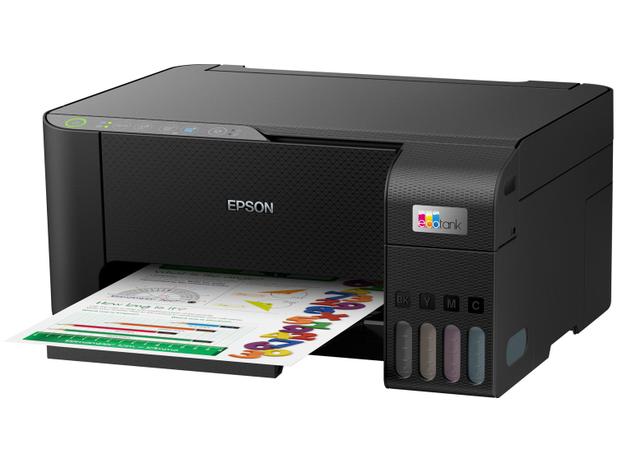 Impressora Multifuncional Epson Ecotank L3250 - Tanque de Tinta Colorida USB Wi-Fi