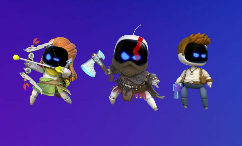 Astro Bot Aloy Kratos Drake