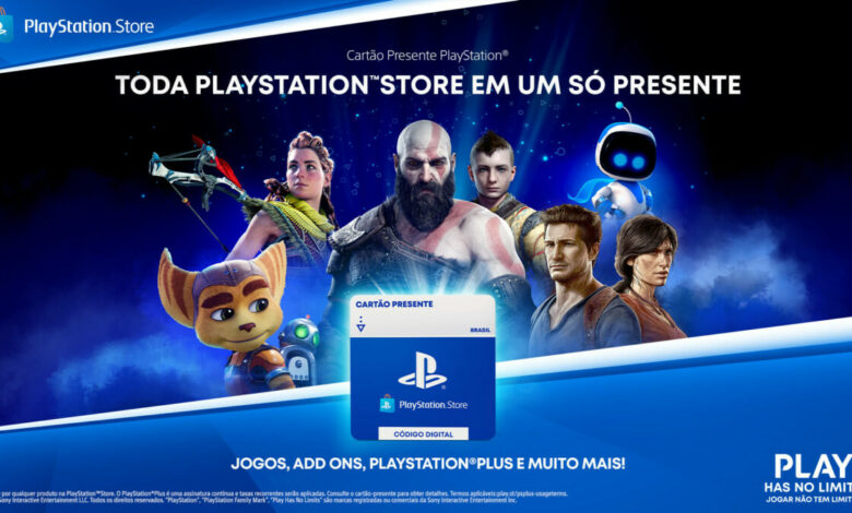 Cartão Cartões da PSN PS Store