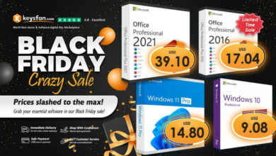 Black Friday Keysfan Windows 11