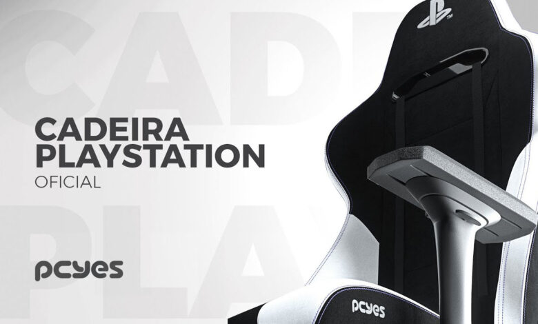 Cadeira Gamer PlayStation Branca|Cadeira Gamer PlayStation Branca