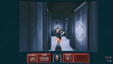 Cyberpunk 2077 Minigame DOOM