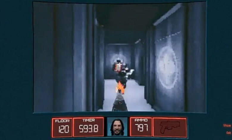 Cyberpunk 2077 Minigame DOOM