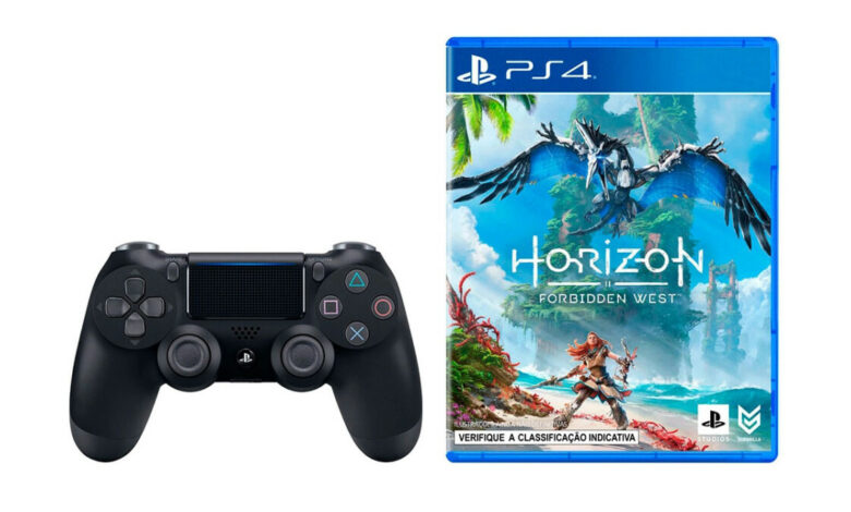 DualShock 4 com Horizon Forbidden West|God of War: Ragnarok