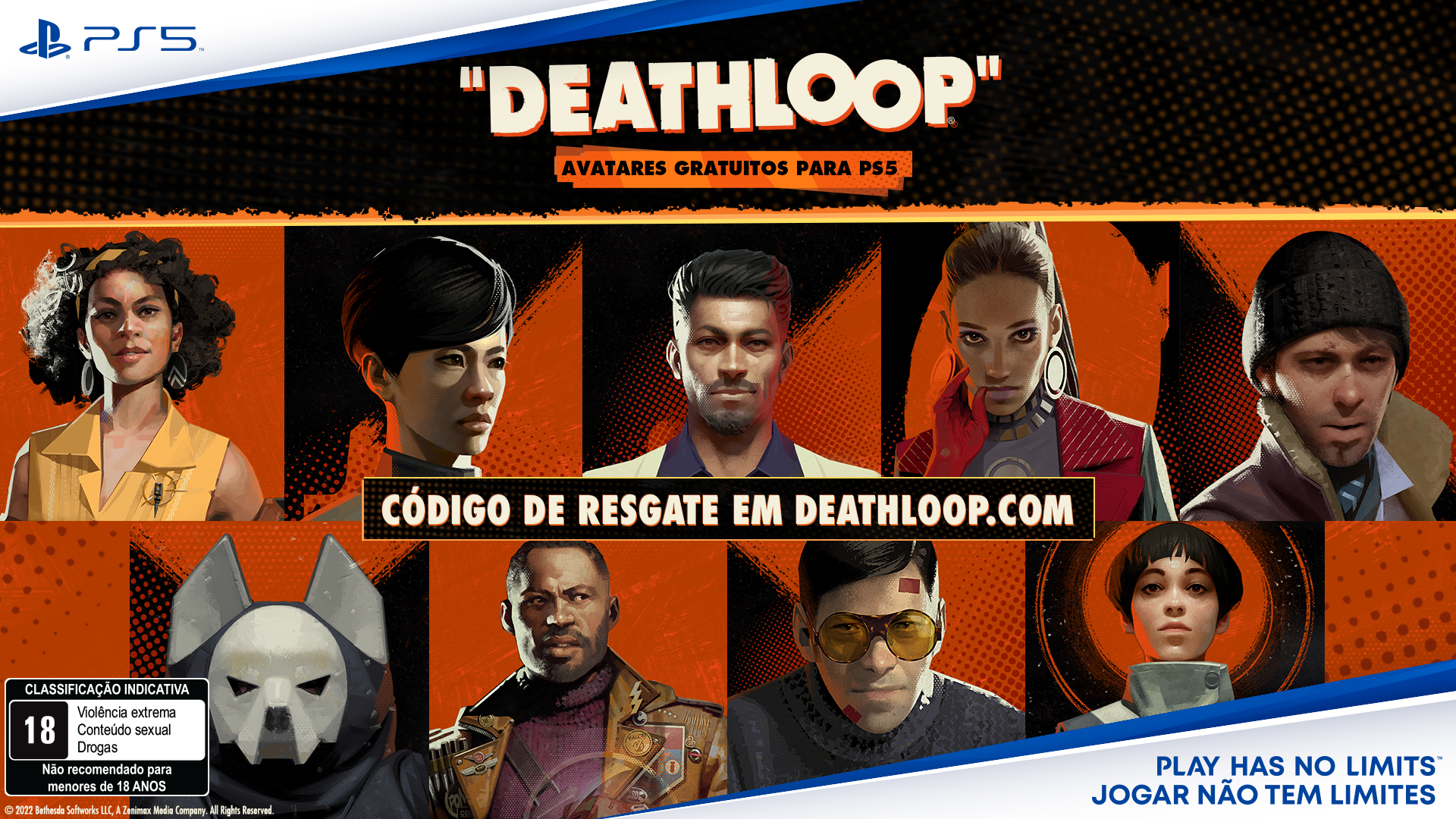 Deathloop PS5-AvatarPromo Sony 16x9-03-PTBR