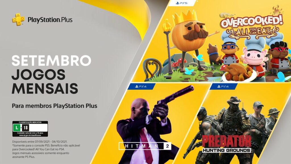 PS Plus Setembro 2021