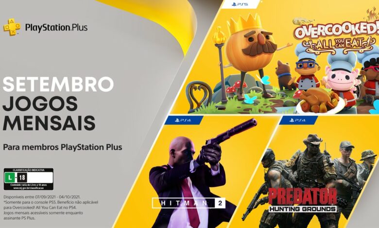 PS Plus Setembro 2021