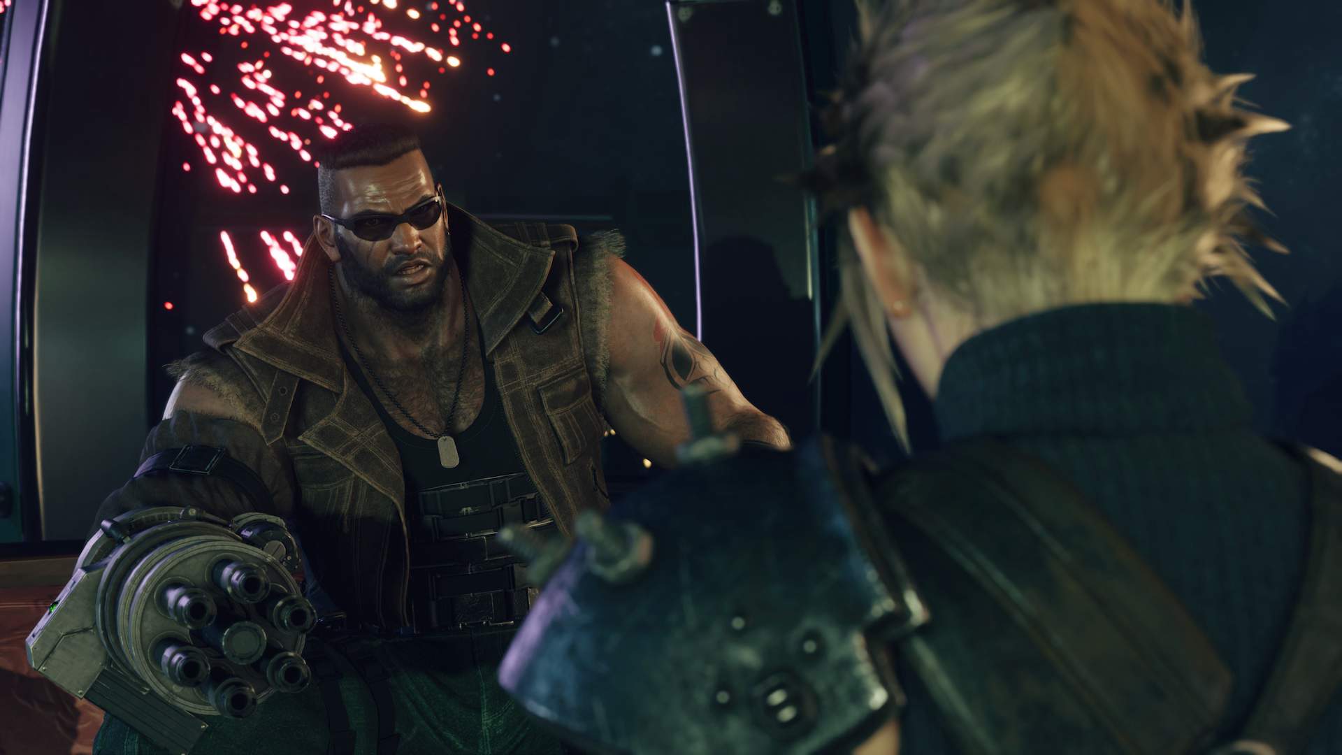 Cloud e Barret em Final Fantasy VII Rebirth