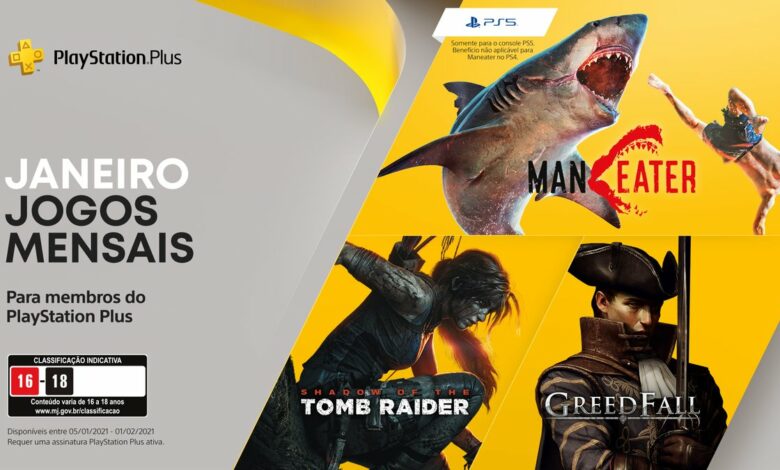 PS Plus Janeiro 2021