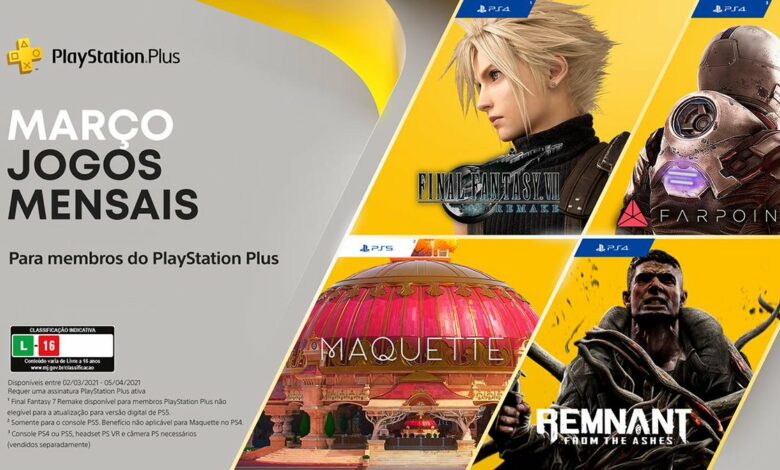 PS Plus Março 2021|