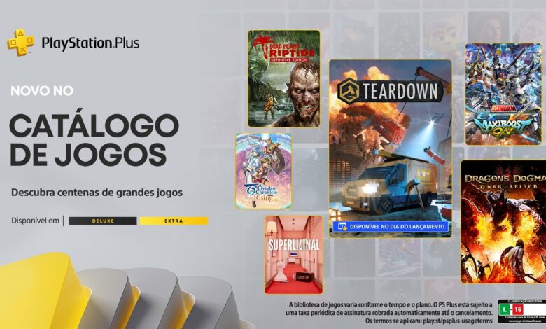 PS Plus Extra Deluxe Novembro 2023