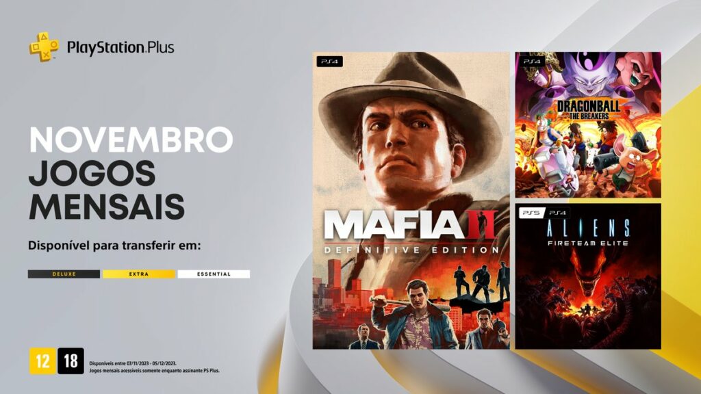 PS Plus Essential Novembro de 2023