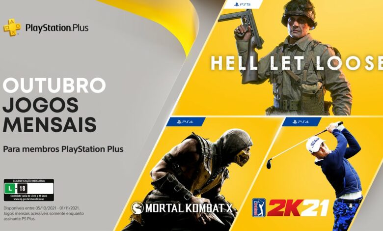 PS Plus de outubro de 2021