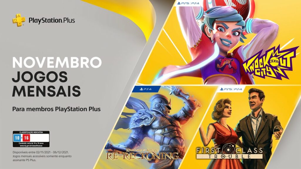 PS Plus Novembro 2021