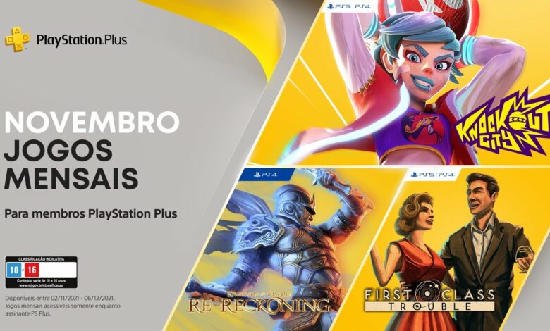 PS Plus Novembro 2021