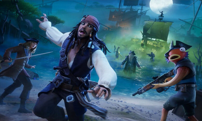 Fortnite Piratas do Caribe