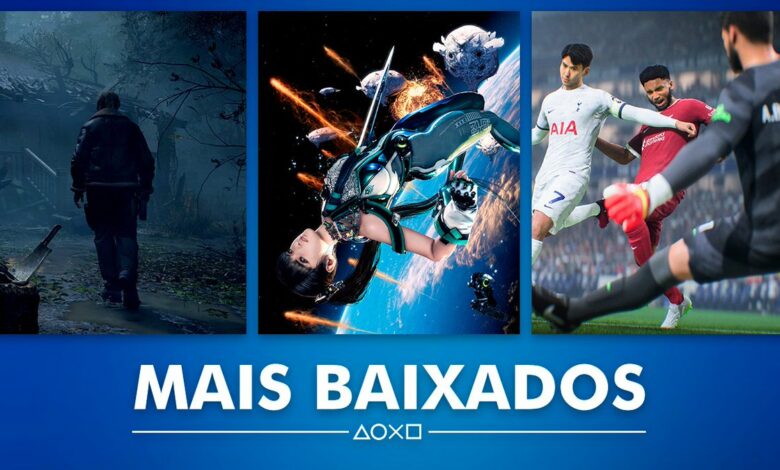 PS Store Mais Baixados Abril 2024