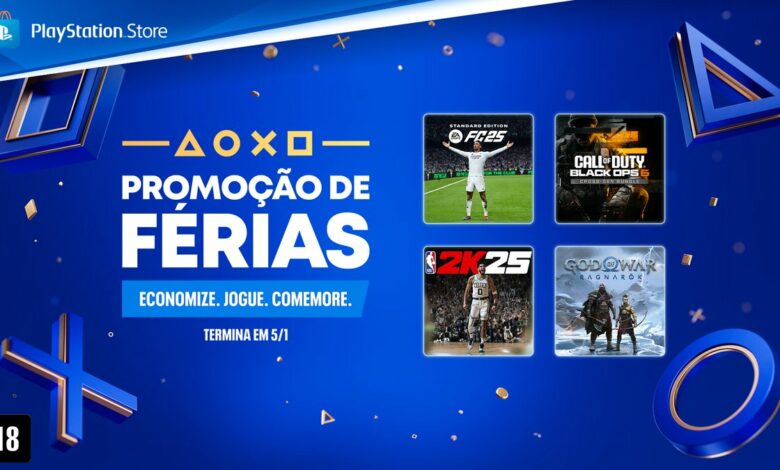 PS Store Promoção de Férias