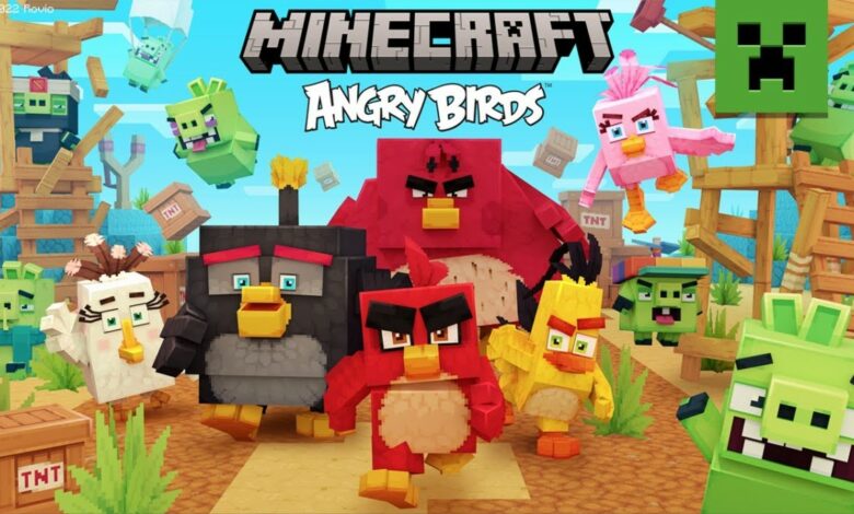 Minecraft Angry Birds