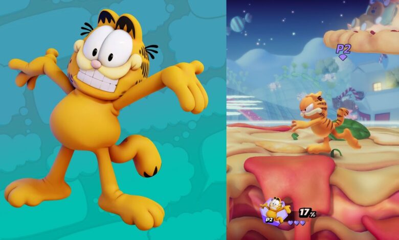 Nickelodeon All-Star Brawl Garfield