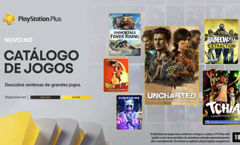 PS Plus Extra e Deluxe Março 2023