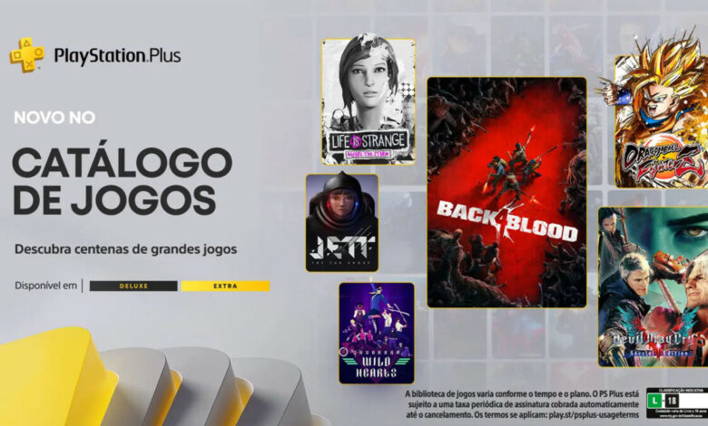 PS Plus Extra e Deluxe Janeiro 2023