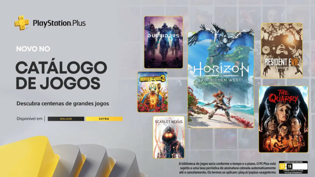 PS Plus Extra Fevereiro 2023