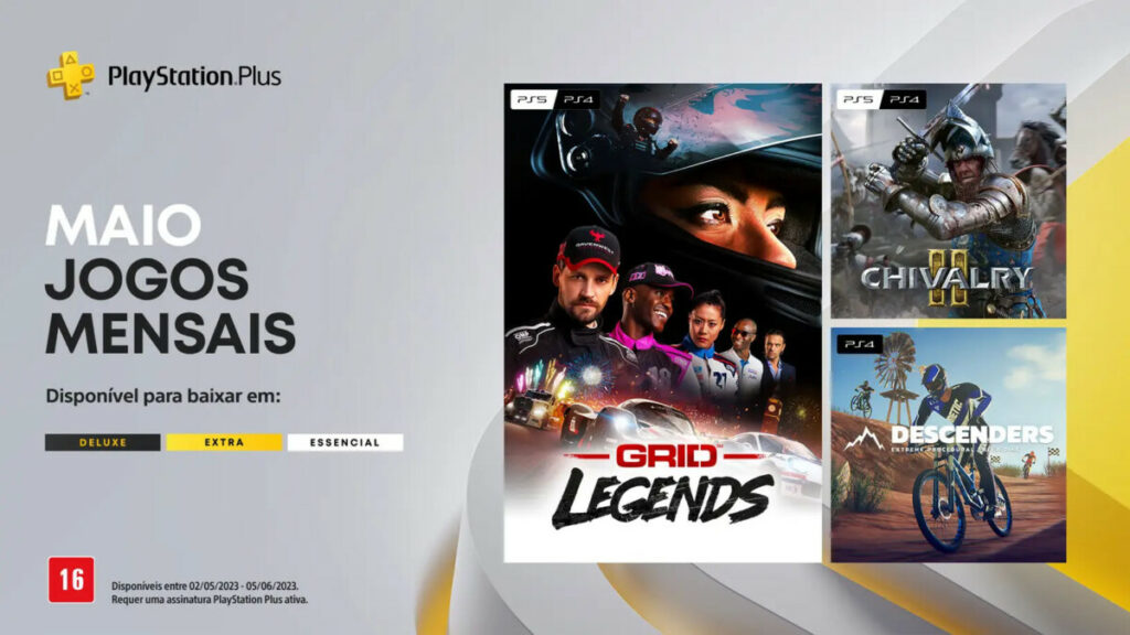 PS Plus Essential de maio de 2023