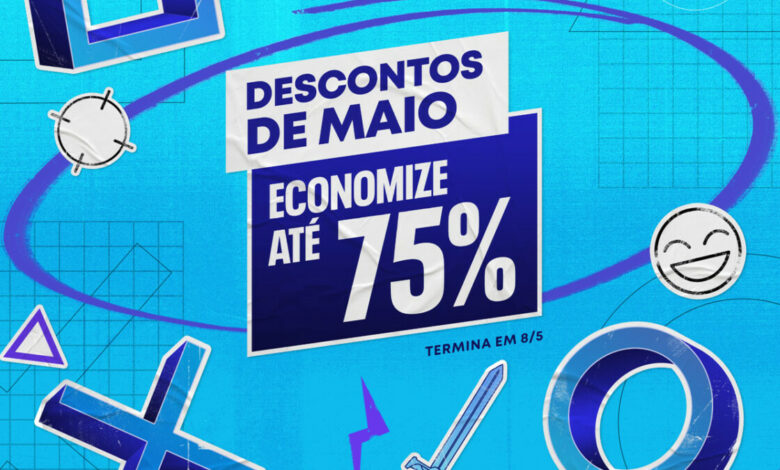 PS Store Descontos de Maio