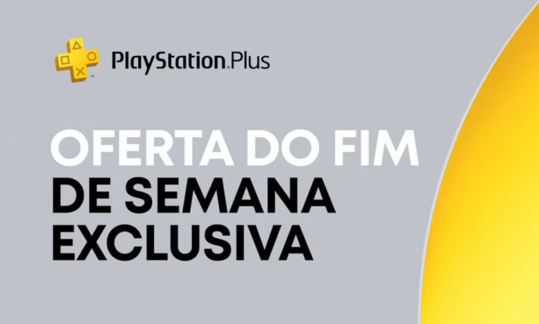 PS Store Promoção Oferta do Fim de Semana Exclusiva do PlayStation Plus