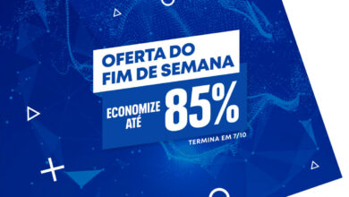 PS Store Promoção Oferta do Fim de Semana