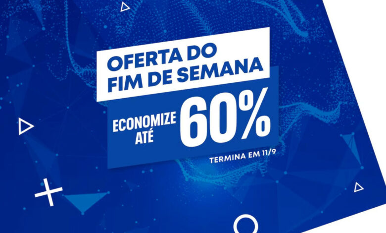 PS Store Promoção Oferta do Fim de Semana