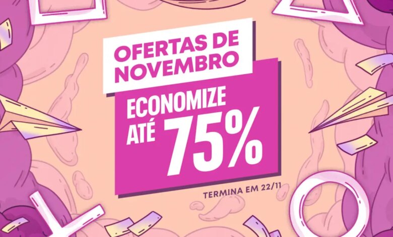 PS Store Promoção Ofertas de Novembro