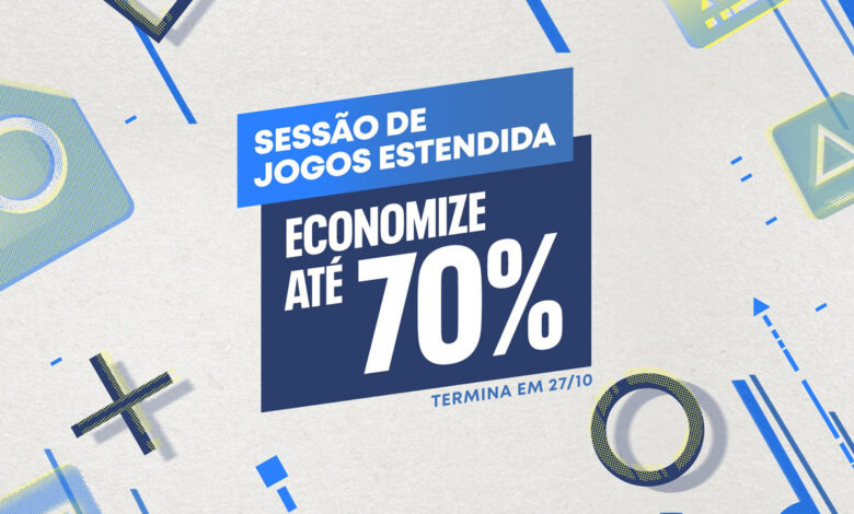 PS Store Sessão de Jogos Estendida