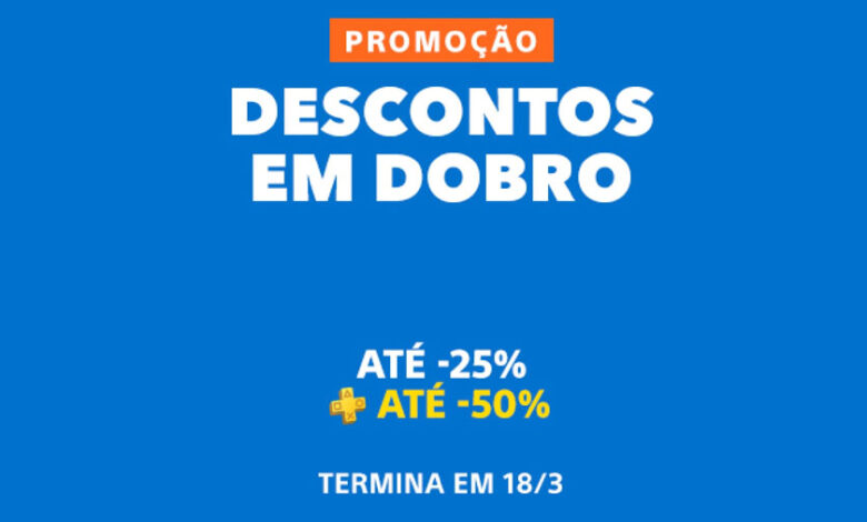 Promoção Descontos em Dobro