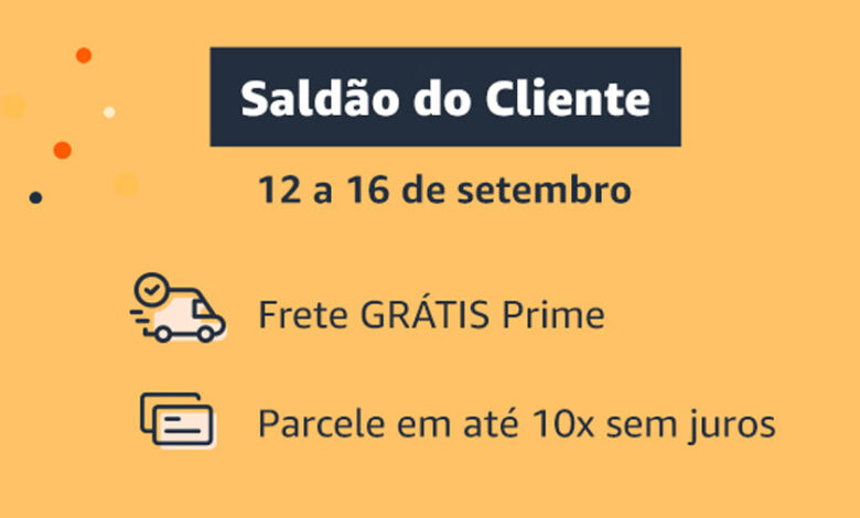 Saldão do Cliente Amazon