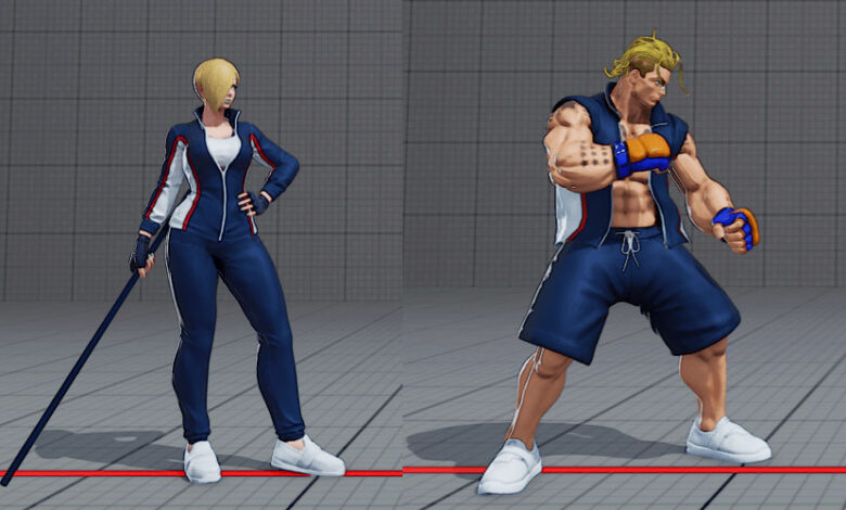 Street Fighter V Falke Luke Track Suit