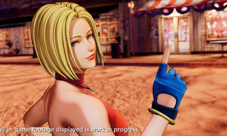 The King of Fighters XV Blue Mary