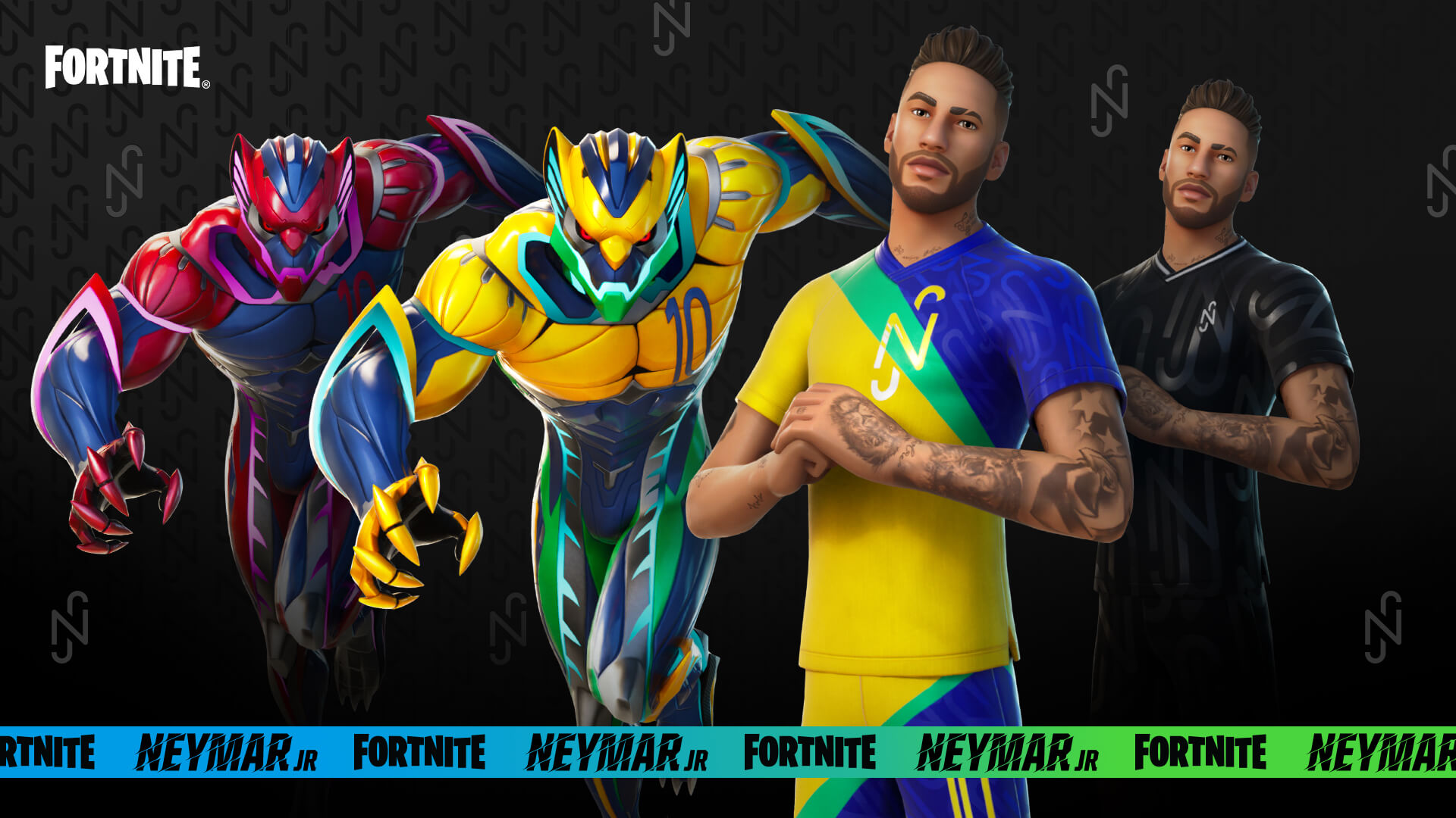 All Fortnite Neymar Jr Versions