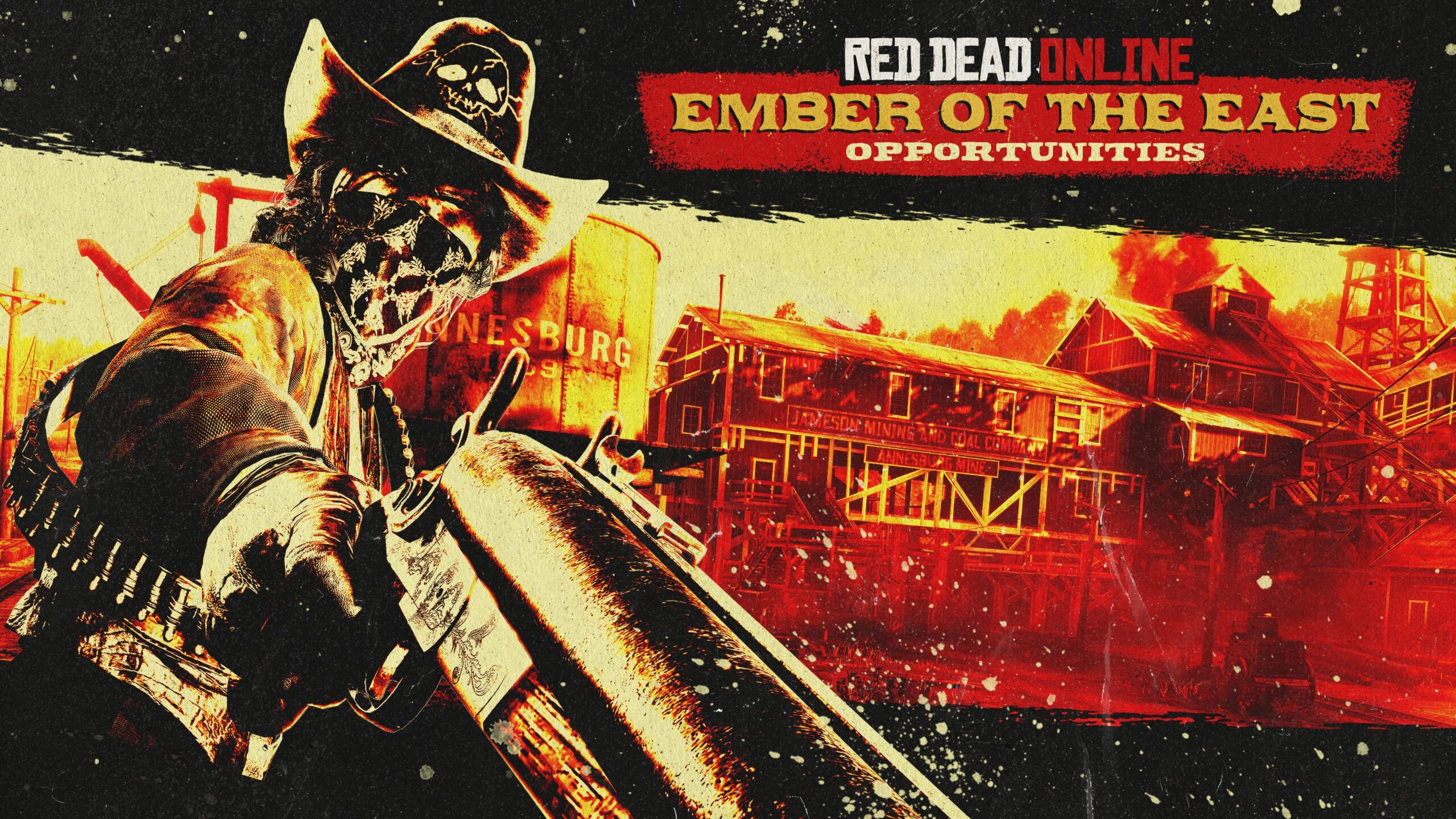 Arte e logotipo da Brasa do Leste no Red Dead Online