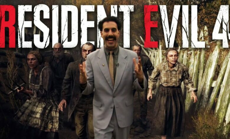 Borat em Resident Evil 4