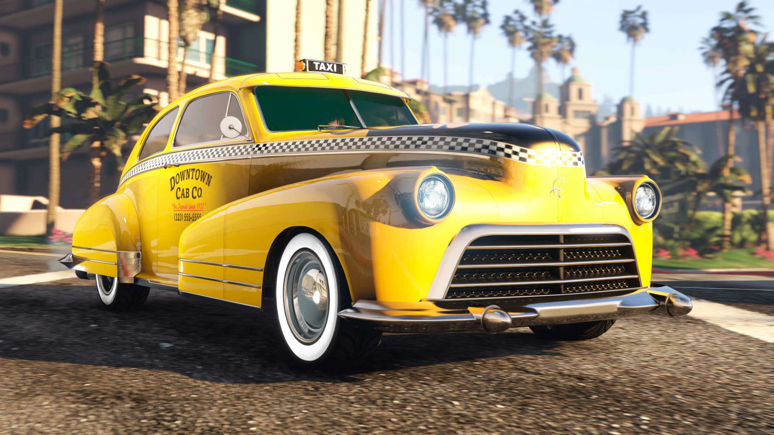 imagem de uma estampa Downtown Cab Co. para o Classique Broadway