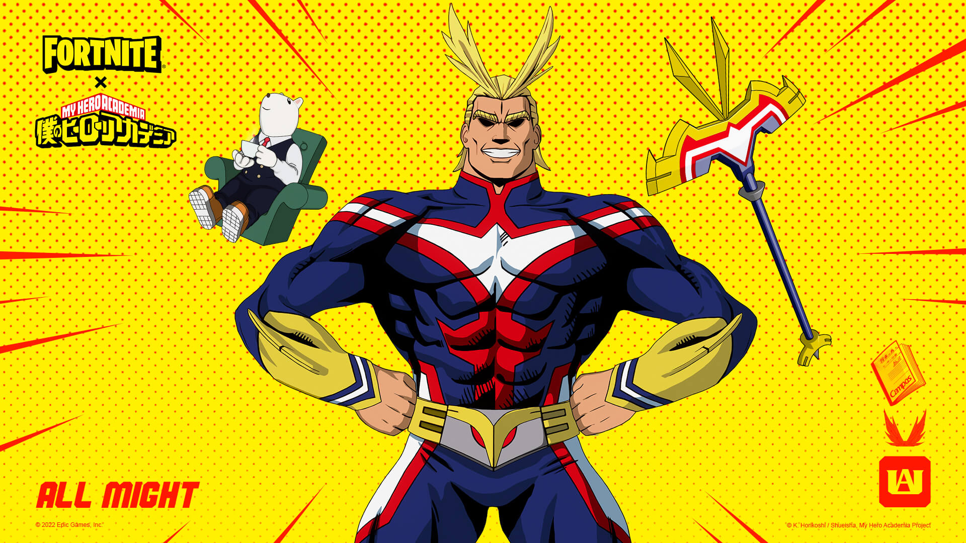 EN 23BR MHA Social Bundle AllMight Social