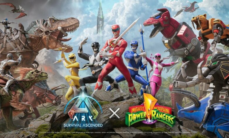 ARK: Survival Ascended Power Rangers